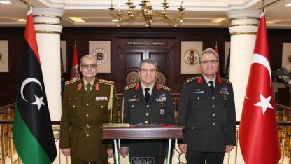Genelkurmay Başkanı Orgeneral Bayraktaroğlu, Libya Kara Kuvvetleri Komutanı Korgeneral Mousa'yı ağırladı