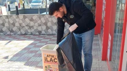 Pursaklar'da atık ilaçlar çevreye zarar vermeden toplanıyor