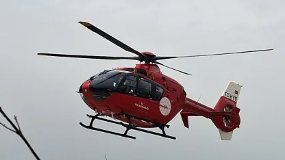 Beypazarı'da kalp krizi geçiren hasta hava ambulansıyla nakledildi