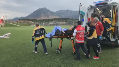 Seydişehir'de felç geçirdiği anlaşılan hasta hava ambulansı ile sevk edildi