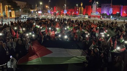 İsrail'in çıkardığı idam yasası Kayseri'de protesto edildi