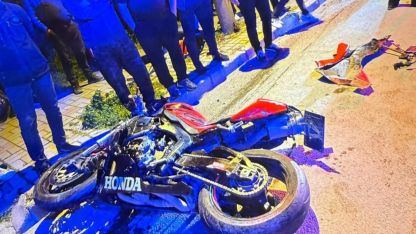 Akşehir'de otomobil ile motosiklet çarpıştı, 1 kişi yaralandı