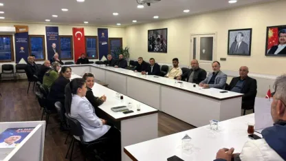 AK Parti Beypazarı İlçe Başkanlığı toplantıları sürüyor