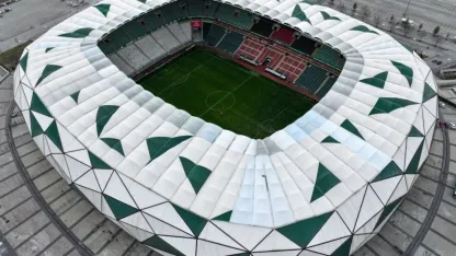 Trendyol Süper Lig statları havadan görüntülendi