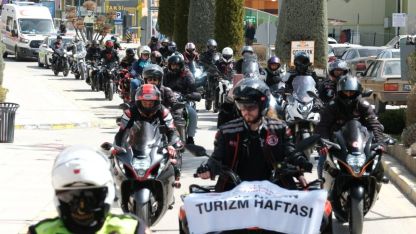 Yozgat'ın doğal güzelliklerini tanıtmak amacıyla motosiklet turu düzenlendi