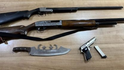 Kırşehir'de ruhsatsız 2 av tüfeği ve 1 tabanca ele geçirildi