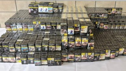 Kırşehir'de gümrük kaçağı 1605 paket sigara ele geçirildi