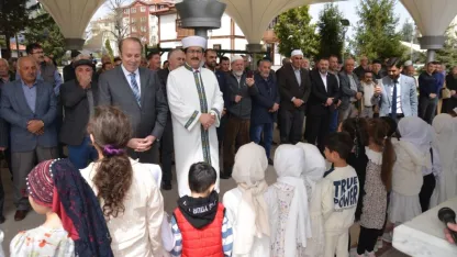 Kahramankazan'da hacı adayları kutsal topraklara uğurlandı
