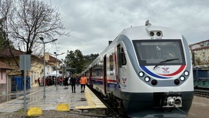 Turistik Tuz Ekspresi 2026 sezonunun ilk seferinde Çankırı'ya geldi