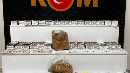 Kırşehir'de 12 bin dolu makaron ele geçirildi