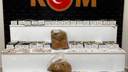 Kırşehir'de 12 bin dolu makaron ele geçirildi