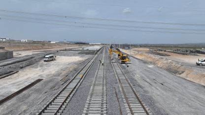 Sanayicinin ihracatını kolaylaştıracak demir yolu lojistik merkezinin yüzde 70'i tamamlandı
