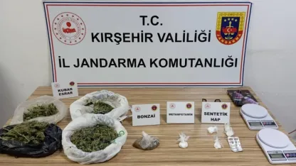 Kırşehir'de 1,2 kilo uyuşturucuyla yakalanan zanlı tutuklandı