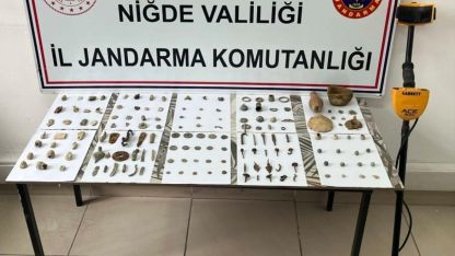 Niğde'de tarihi eser kaçakçılığı operasyonunda 1 zanlı yakalandı