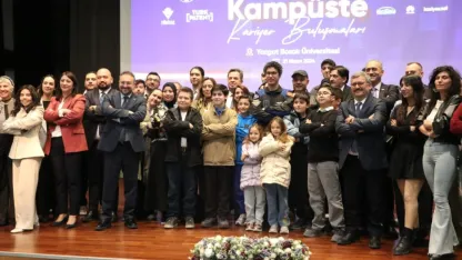 Astronot Tuva Cihangir Atasever, Yozgat'ta öğrencilerle buluştu