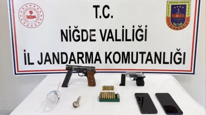Niğde'de ruhsatsız silah operasyonunda 1 zanlı yakalandı
