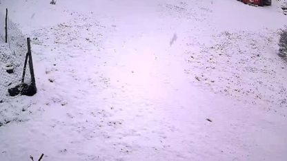 Akyurt'ta kar yağdı