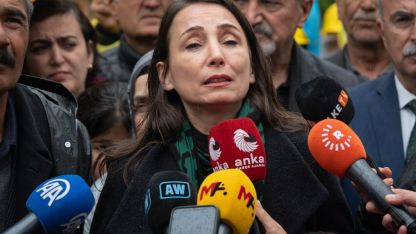 DEM Parti Eş Genel Başkanı Hatimoğulları, Ankara'da eylem yapan maden işçilerini ziyaret etti