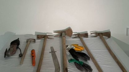 Kırşehir'de izinsiz kazı yapan 2 zanlı suçüstü yakalandı