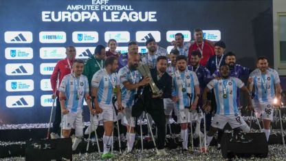 Ampute Futbol Avrupa Ligi'nin şampiyonu Başkent Ampute Futbol Gücü oldu
