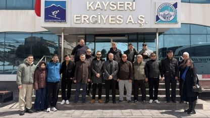 Rusya ve Türkmenistan'dan iş insanları Erciyes'i ziyaret etti