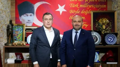 AK Parti Eskişehir İl Başkanı Albayrak'tan MHP İl Başkanı Sezer'e ziyaret