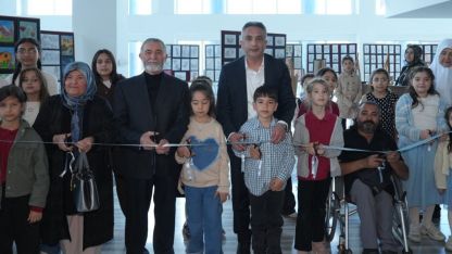 Çubuk'ta "3. Çubuk Sanat Buluşması Karma Resim Sergisi" açıldı