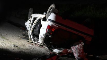 Ankara'da takla atan otomobildeki 1 kişi hayatını kaybetti