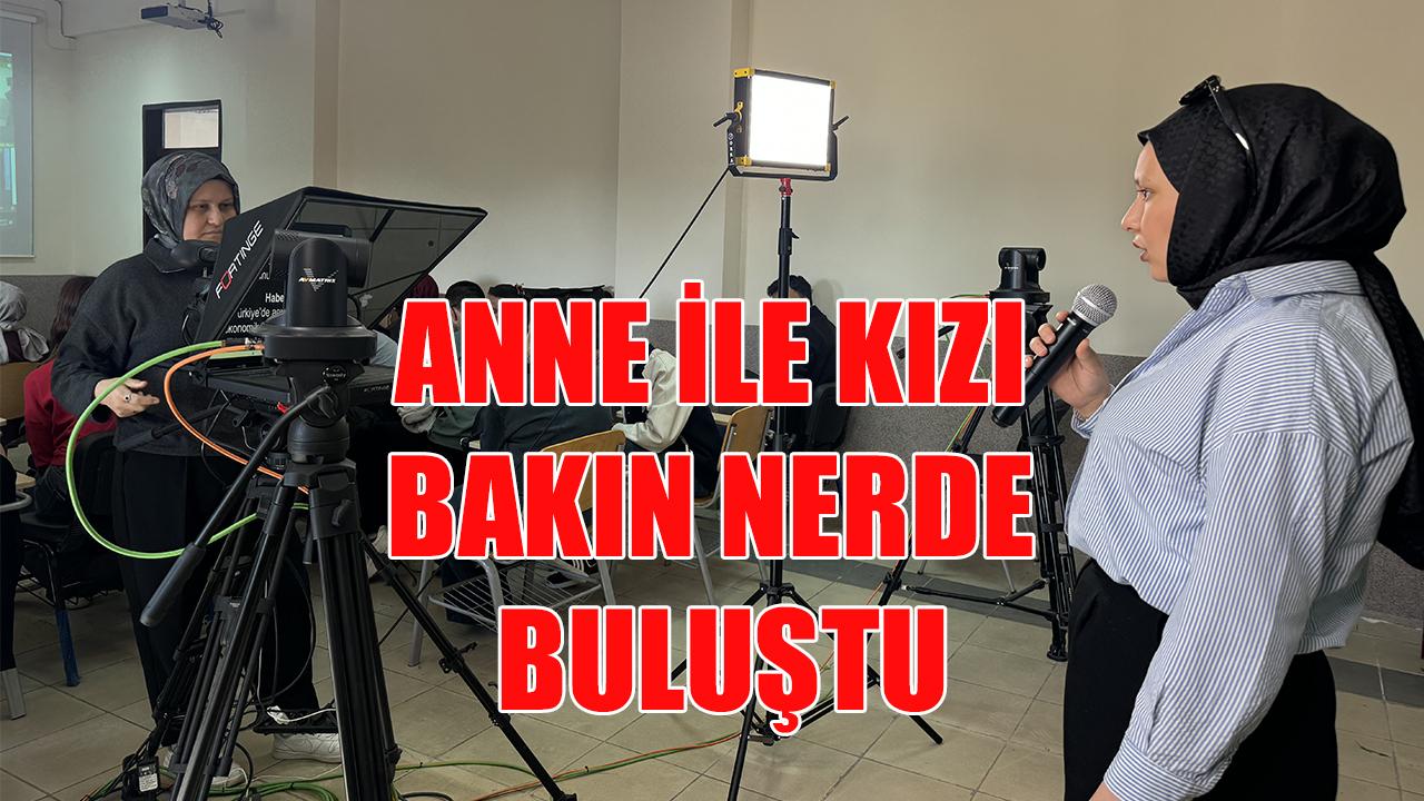 Anne ile kızı bakın nerde buluştu
