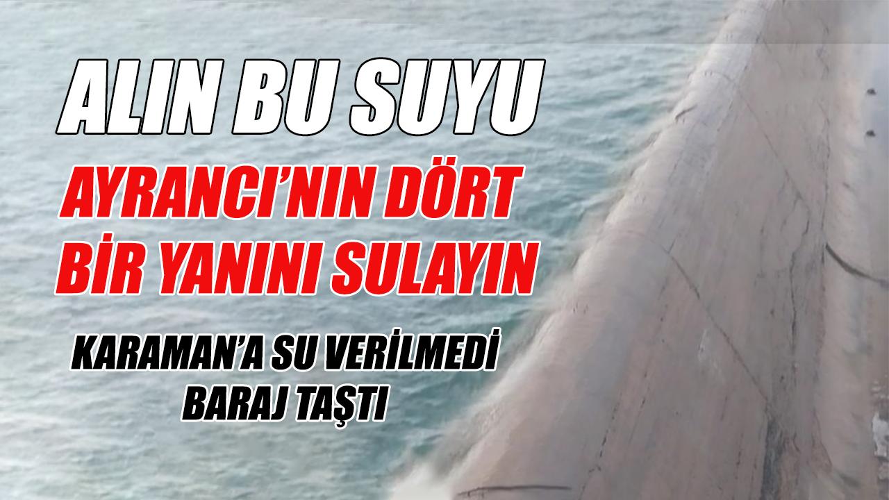 Baraj taştı - skandal iddia