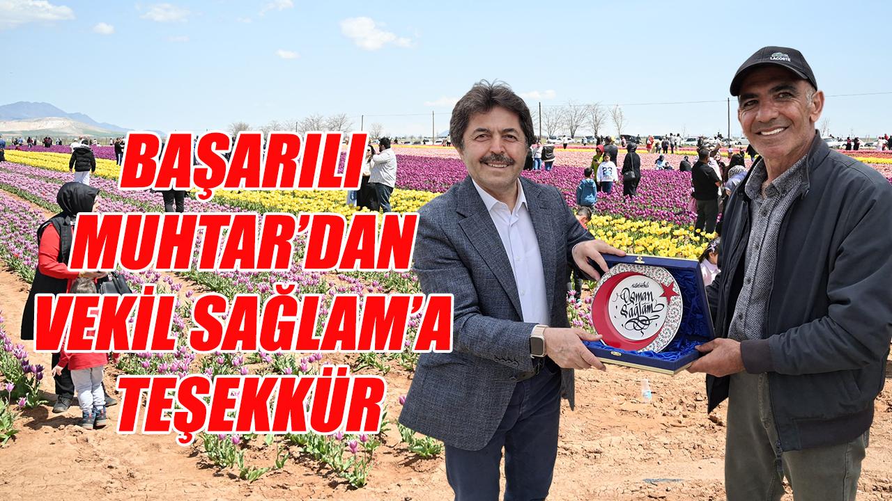 Başarılı Muhtar’dan Vekil Sağlam’a Teşekkür