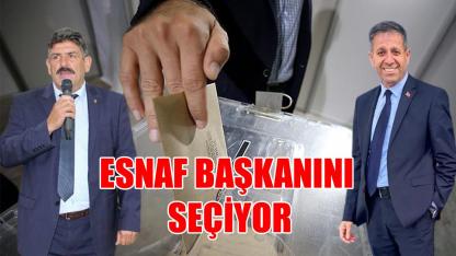 Esnaf başkanını seçiyor