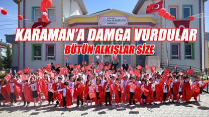 Karaman'a damga vurdular