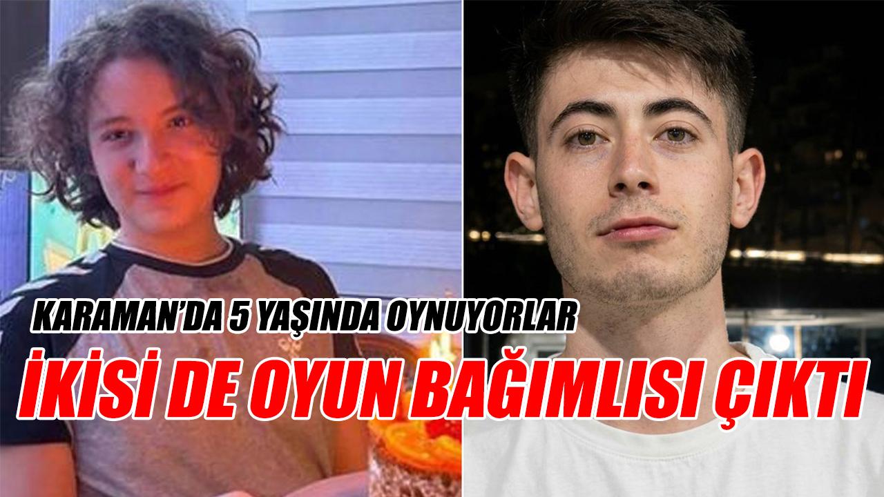 Karaman'da 5 yaşında çocuklar oynuyor