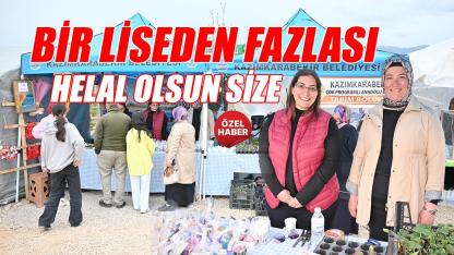Karaman'da bir liseden fazlası - Helal olsun size