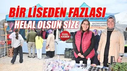Karaman'da bir liseden fazlası - Helal olsun size