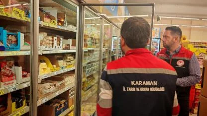 Karaman’da gıda denetimleri hız kesmiyor