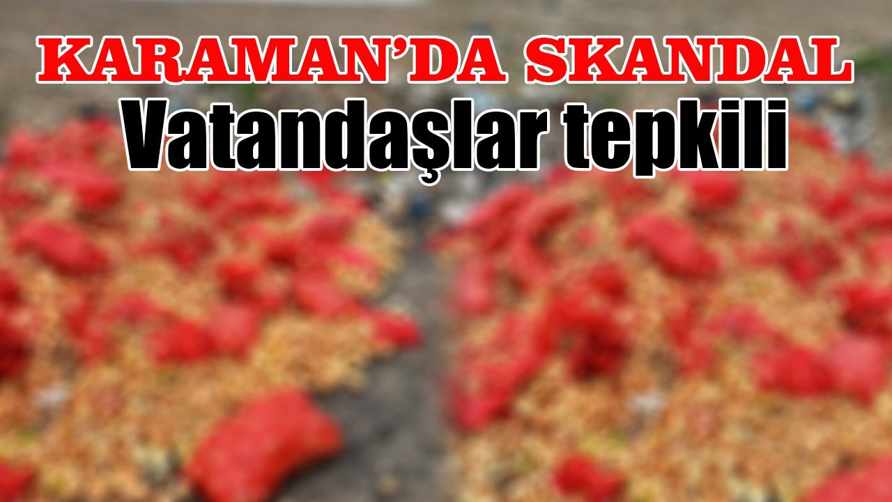 Karaman’da skandal