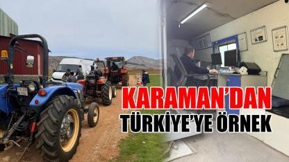 Karaman’dan Türkiye’ye örnek
