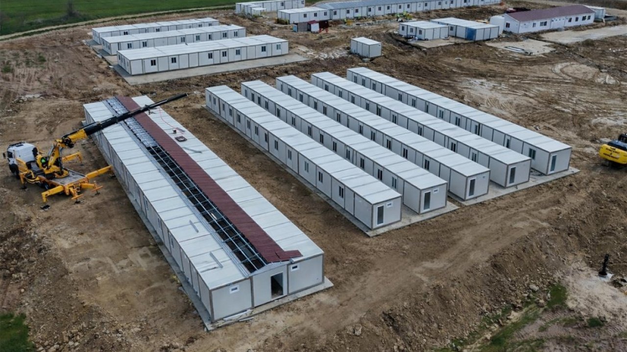 Karmod Edirne'de konteyner şantiye mobilizasyon yapıları kurdu