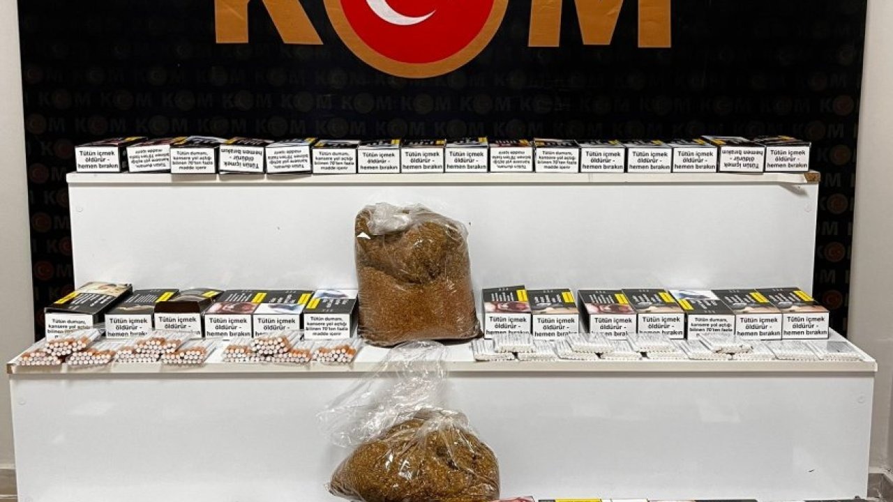 Kırşehir'de 12 bin dolu makaron ele geçirildi