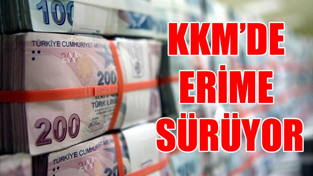 KKM'de erime sürüyor