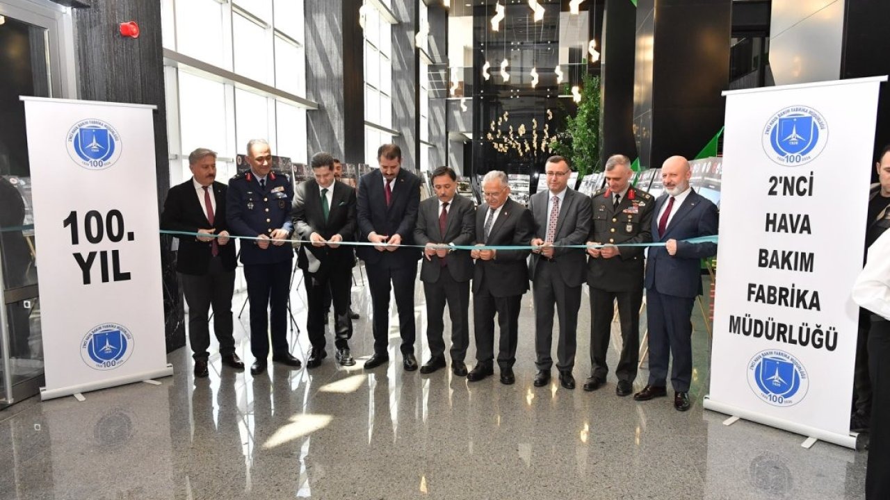 Milli Savunma Bakan Yardımcısı Ayhan, Kayseri'de "Havacılık Paneli ve Resim Sergisi"nin açılışına katıldı