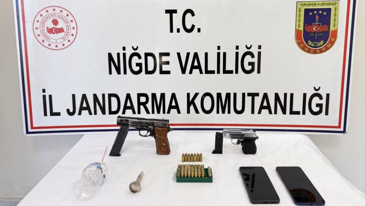Niğde'de ruhsatsız silah operasyonunda 1 zanlı yakalandı