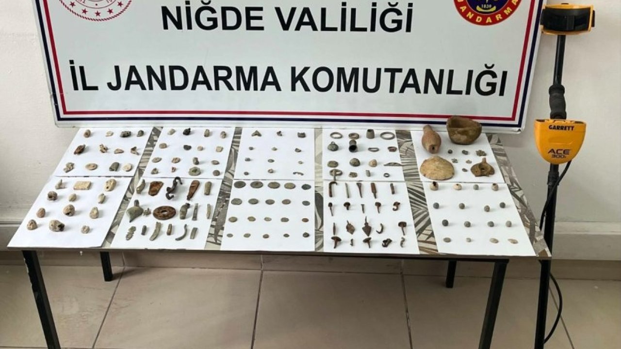 Niğde'de tarihi eser kaçakçılığı operasyonunda 1 zanlı yakalandı