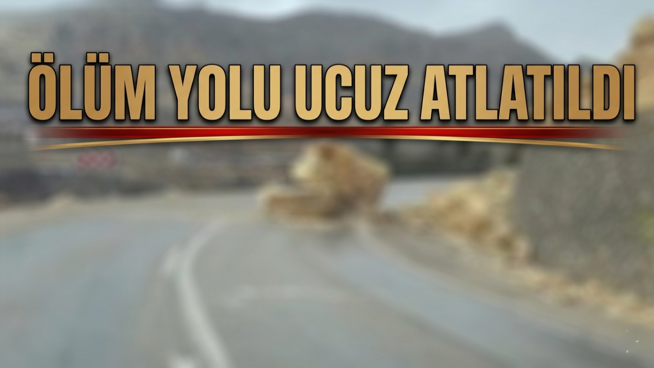 Ölüm yolu ucuz atlatıldı
