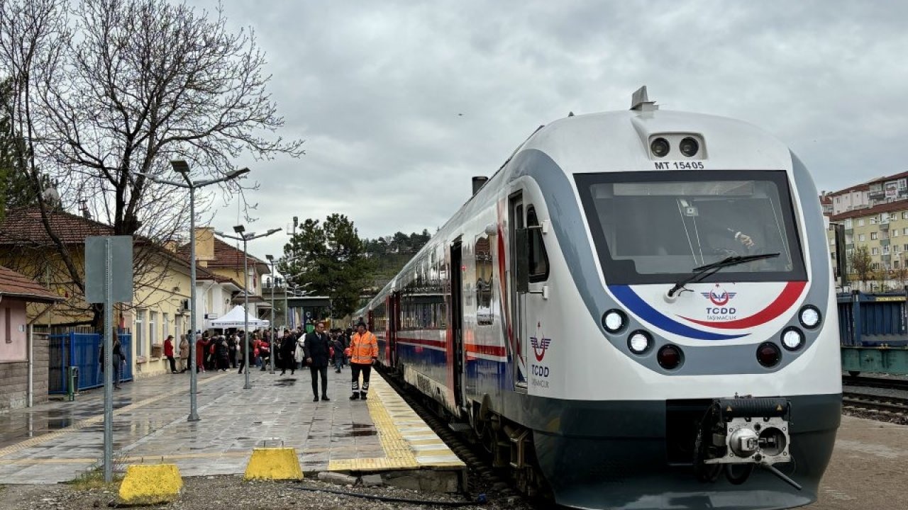 Turistik Tuz Ekspresi 2026 sezonunun ilk seferinde Çankırı'ya geldi