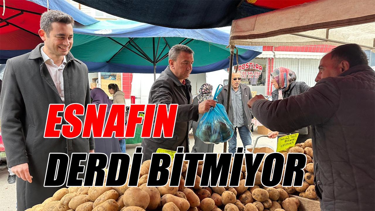 Ünver: Esnafın derdi bitmiyor