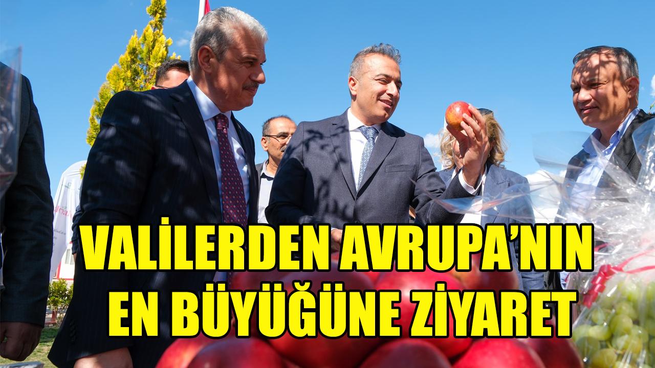 Valilerden Avrupa’nın en büyüğüne ziyaret