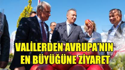 Valilerden Avrupa’nın en büyüğüne ziyaret